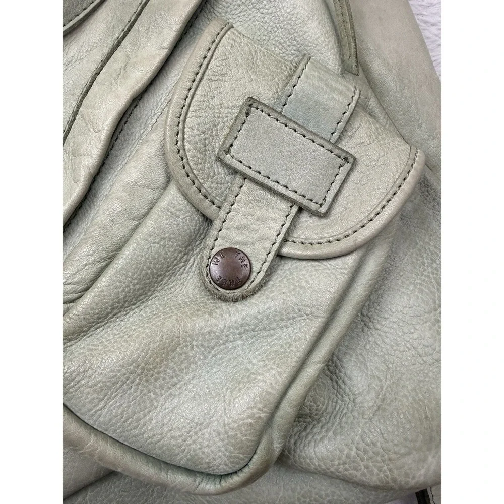 Free People We The Free Sparrow Convertible Sling Distressed Leather Backpack